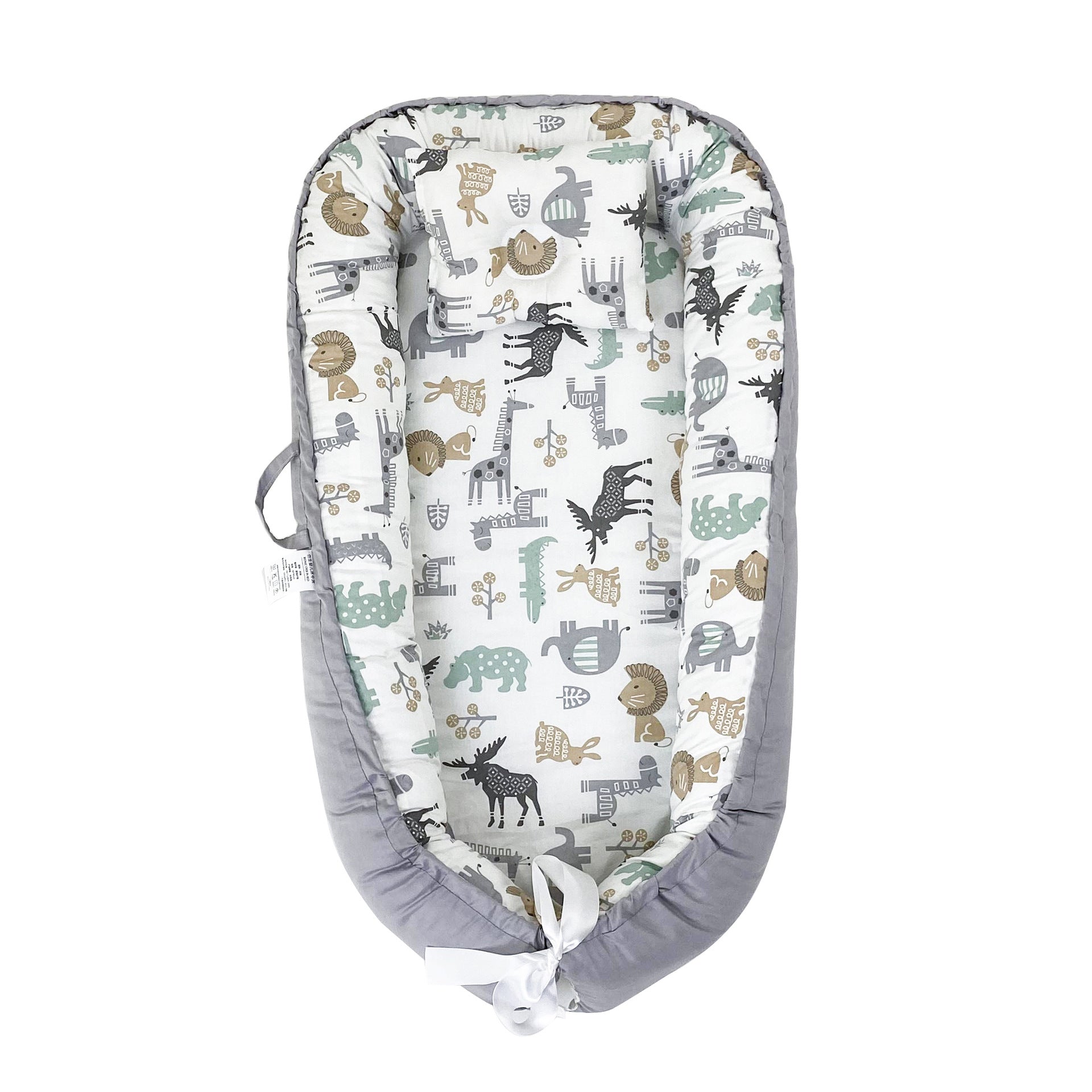 Pure Cotton Portable Baby Nest for Cozy Newborn Sleep