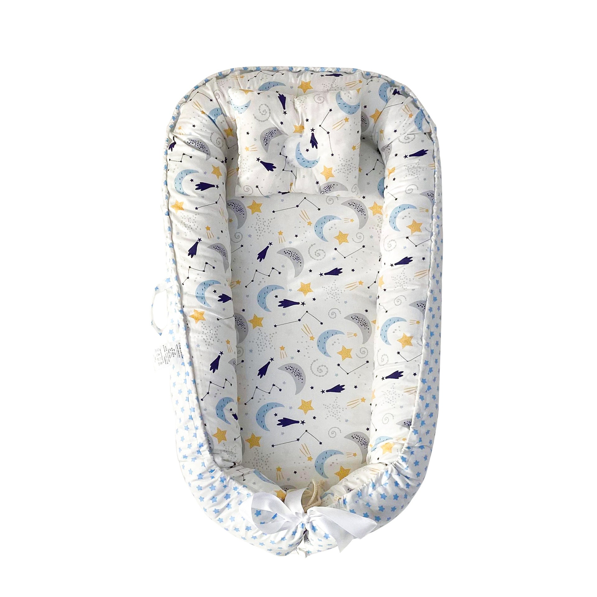 Pure Cotton Portable Baby Nest for Cozy Newborn Sleep