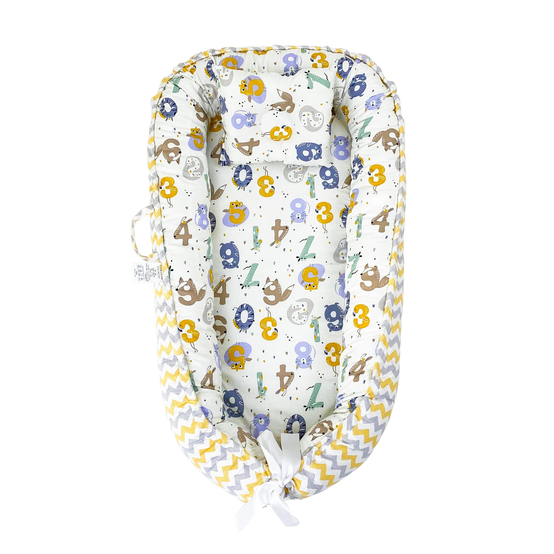 Pure Cotton Portable Baby Nest for Cozy Newborn Sleep