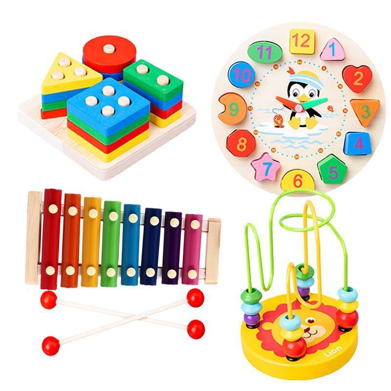 Colorful Wooden Kids Xylophone for Fun Musical Playtime