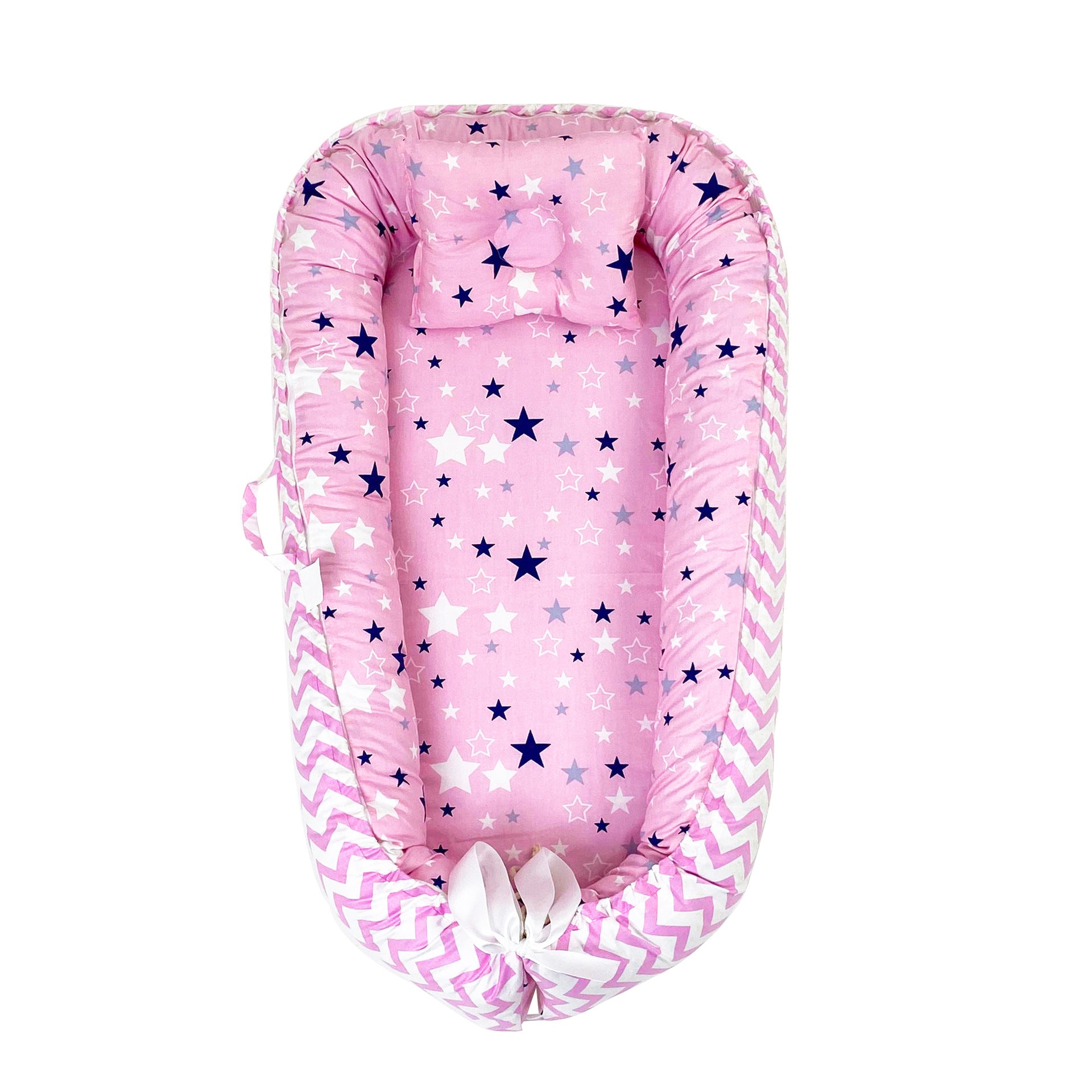 Pure Cotton Portable Baby Nest for Cozy Newborn Sleep
