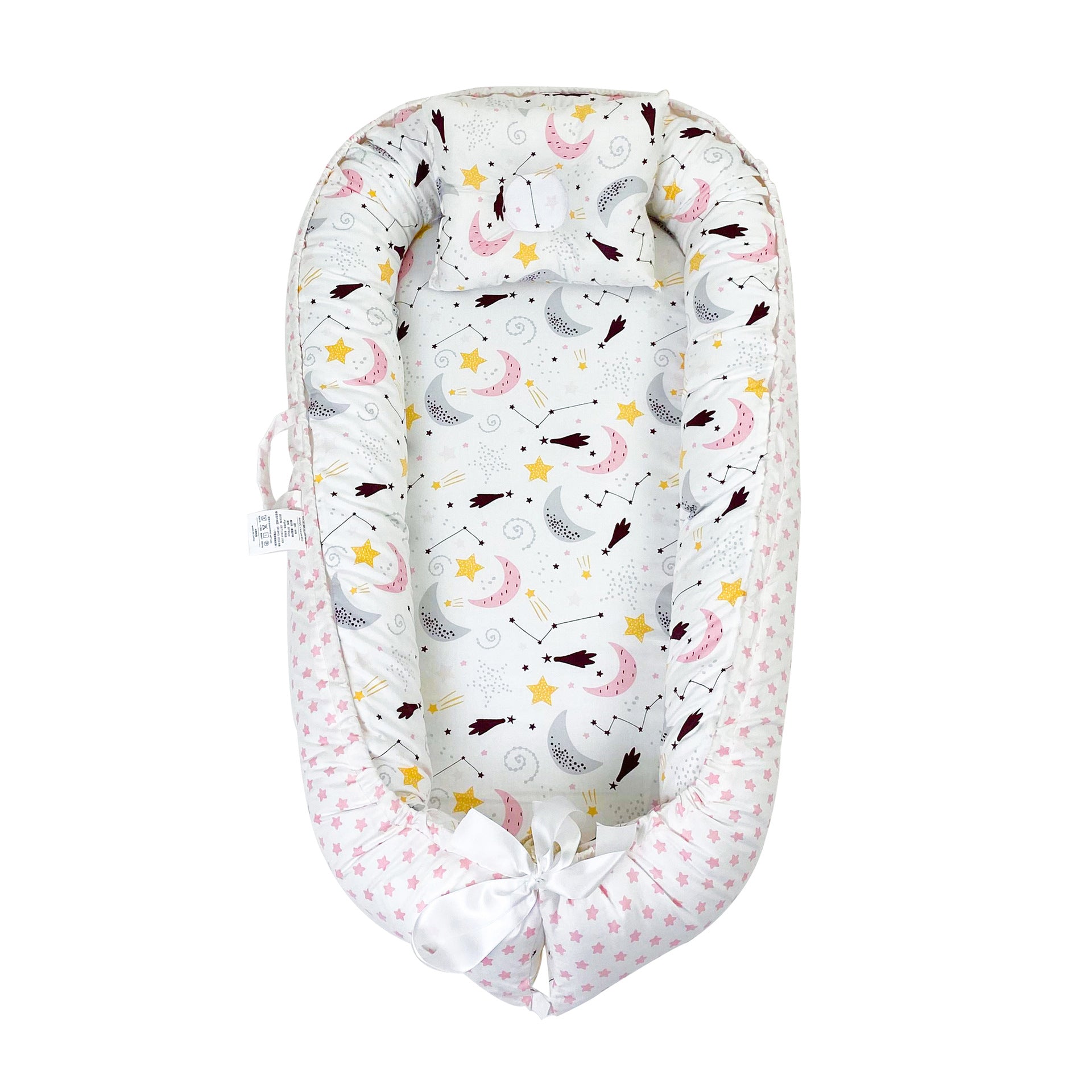 Pure Cotton Portable Baby Nest for Cozy Newborn Sleep