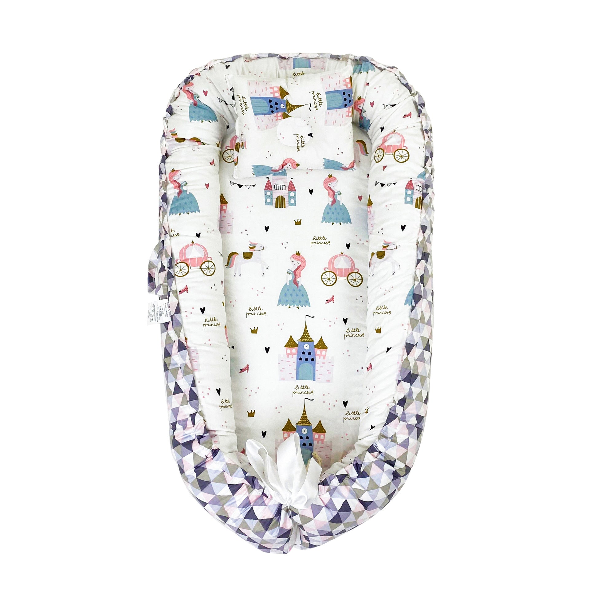 Pure Cotton Portable Baby Nest for Cozy Newborn Sleep