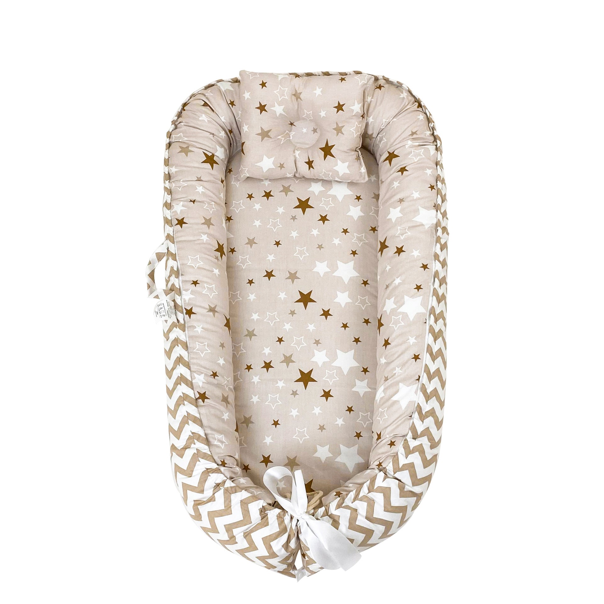 Pure Cotton Portable Baby Nest for Cozy Newborn Sleep