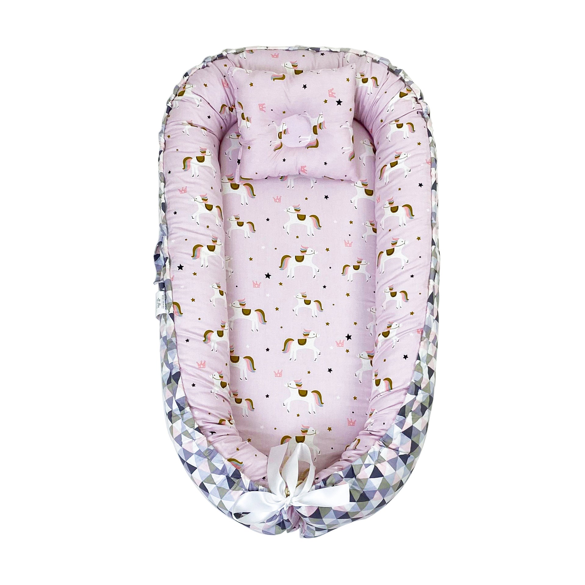 Pure Cotton Portable Baby Nest for Cozy Newborn Sleep