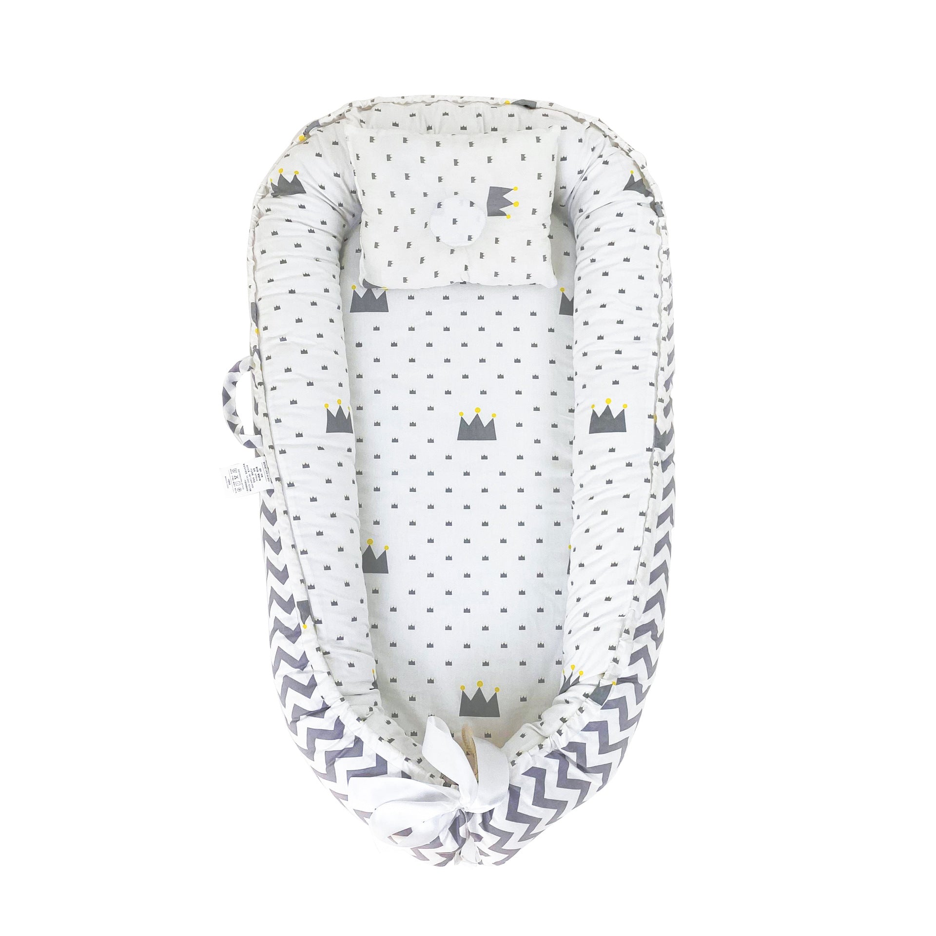 Pure Cotton Portable Baby Nest for Cozy Newborn Sleep