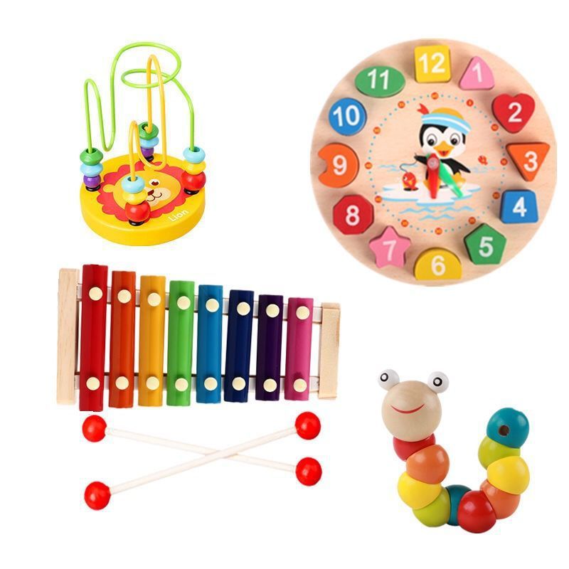 Colorful Wooden Kids Xylophone for Fun Musical Playtime