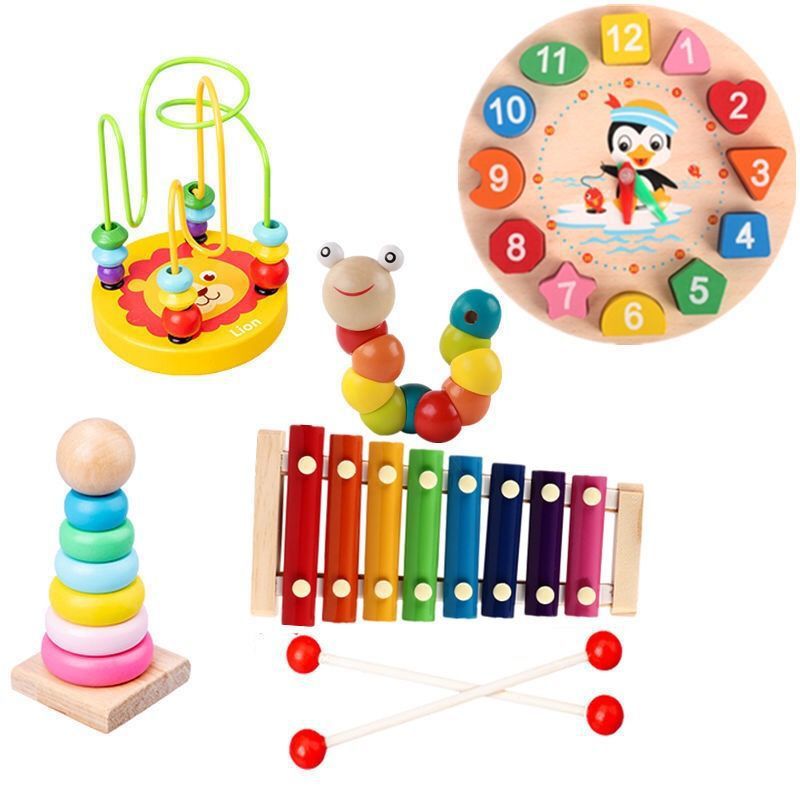Colorful Wooden Kids Xylophone for Fun Musical Playtime