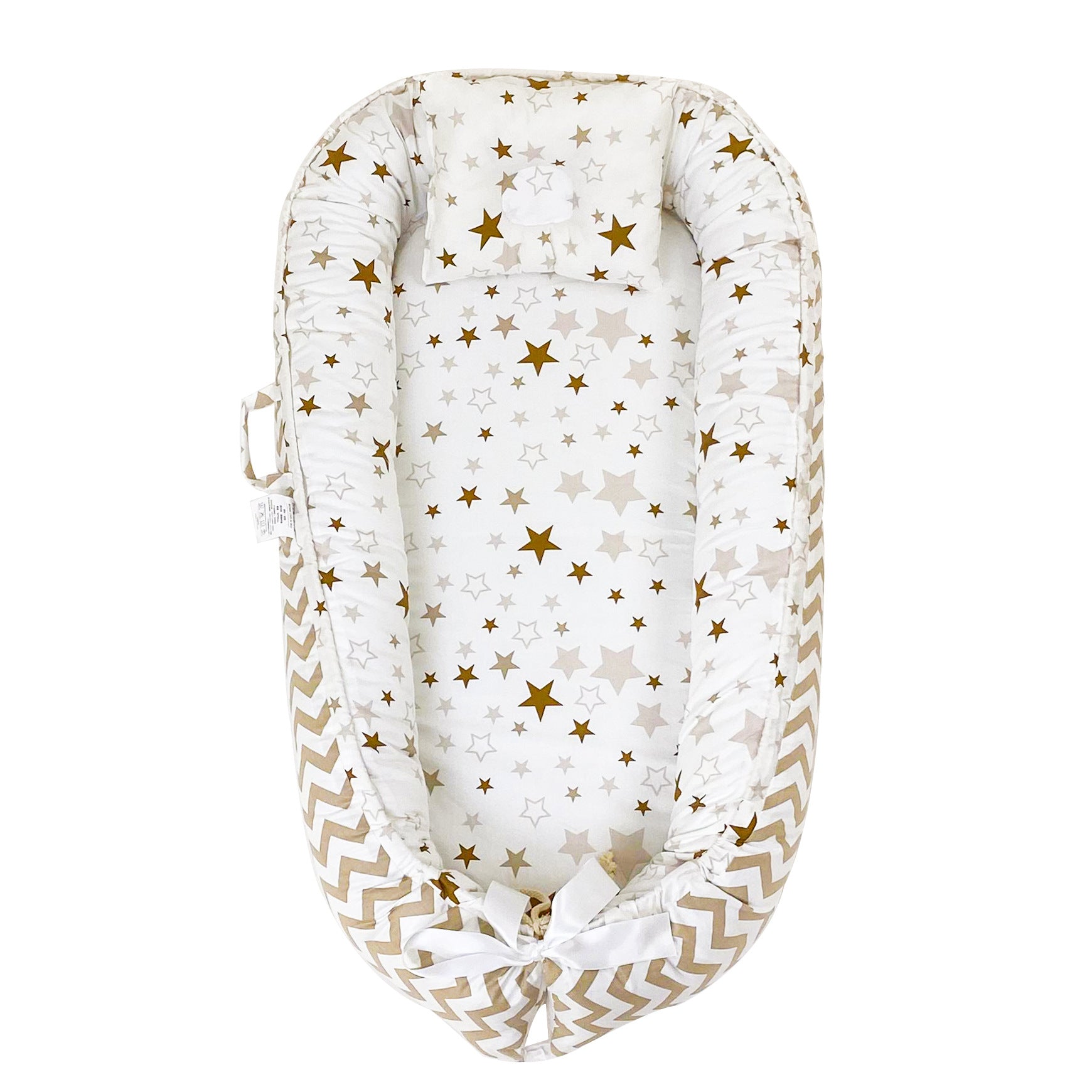 Pure Cotton Portable Baby Nest for Cozy Newborn Sleep