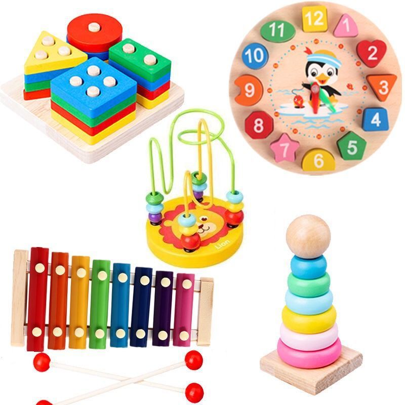 Colorful Wooden Kids Xylophone for Fun Musical Playtime