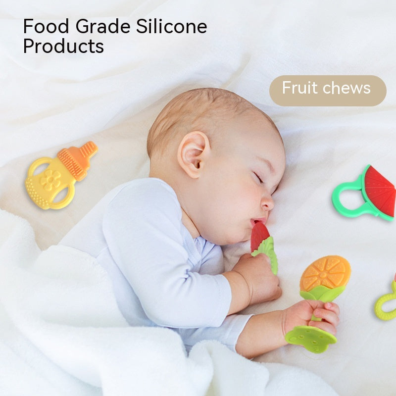 Baby Silicone Teething Rod for Gentle Gum Relief
