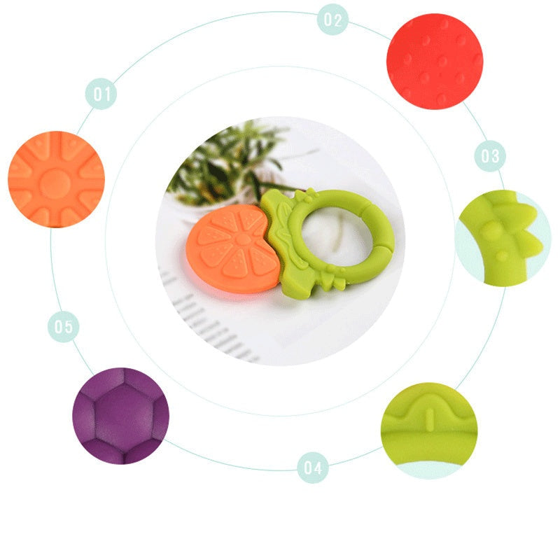 Baby Silicone Teething Rod for Gentle Gum Relief