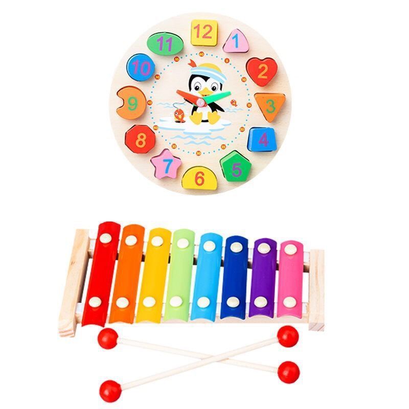 Colorful Wooden Kids Xylophone for Fun Musical Playtime